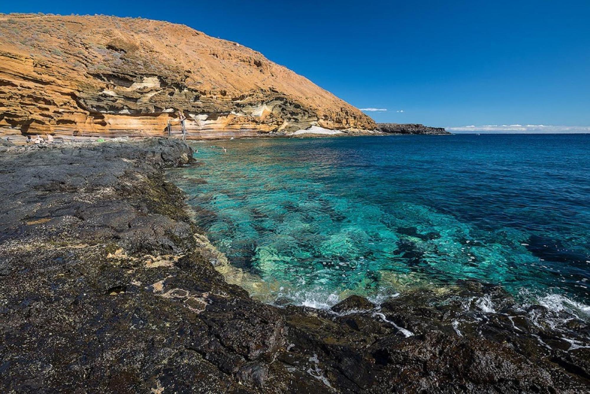 Encantador Estudio Con Terraza Privada Y Espectaculares Vistas Al Mar En Costa Del Silencio, Cerca De Los Cristianos Экстерьер фото